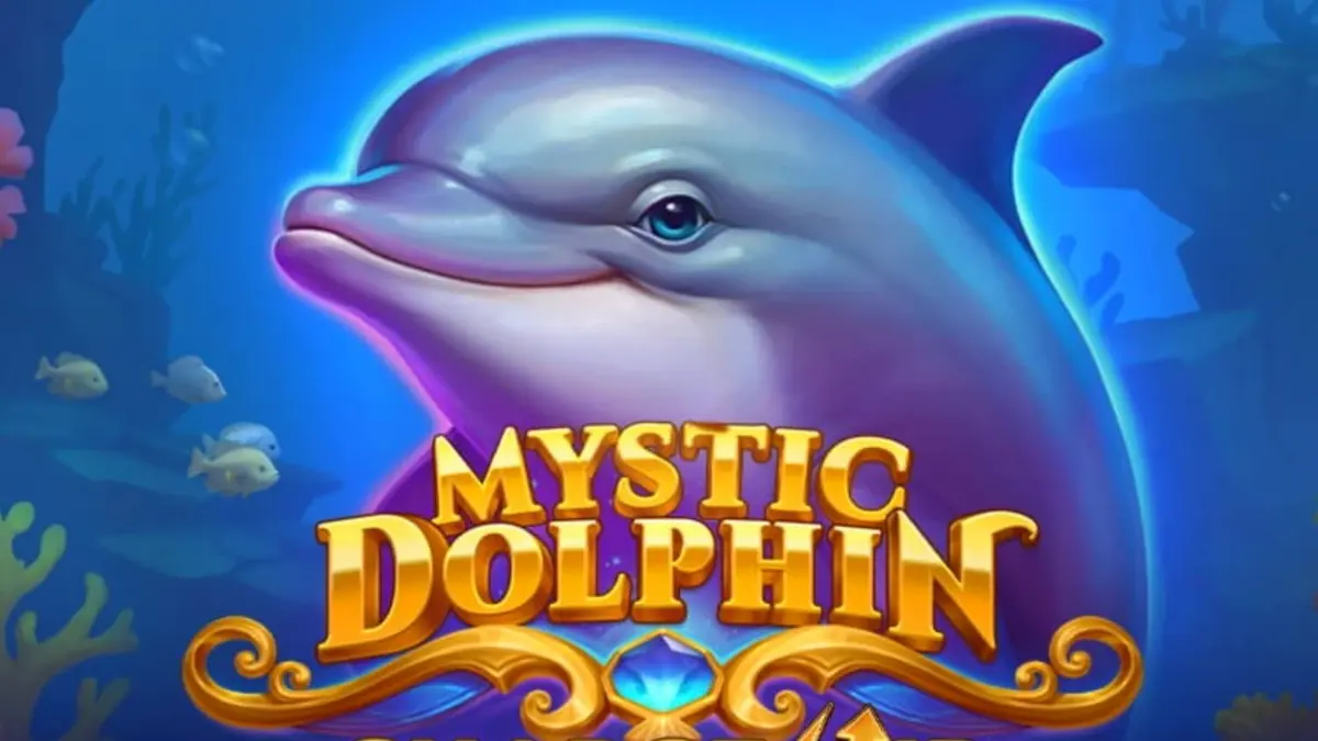Tampilan layar permainan slot Mystic Dolphin Charge Up dengan tema bawah laut